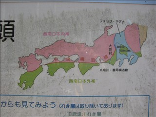 フォッサマグナの説明図